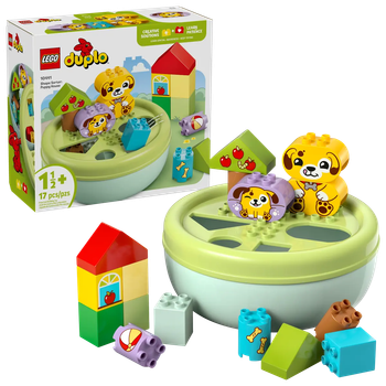 Конструктор LEGO Duplo Сортер фигур: Домик для щенков 17 элементов (43274)