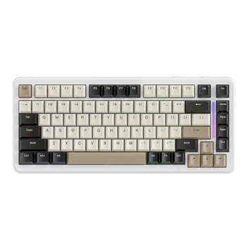 Механічна бездротова (Bluetooth + 2,4G) клавіатура з HOT SWAP Attack SHARK M86, 83 Key, RGB, Win/Mac OS, АНГЛ/УКР, White/БІЛА (M86W)