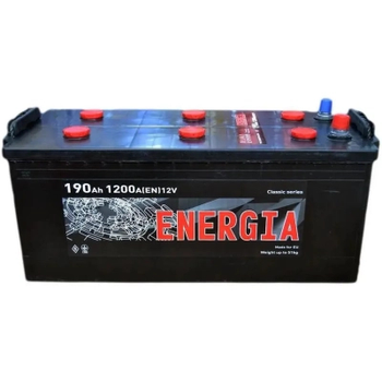 Аккумулятор автомобильный ENERGIA Truck 190Ah бокова(-/+) (1200EN) (22396)