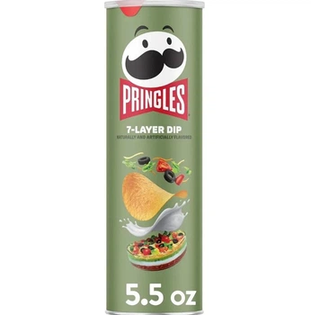Чипсы Pringles 7-Layer Dip Potato Crisps Chips 158г
