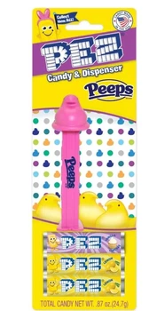 Диспенсер с конфетами Pez Candy Peeps Dispenser Розовый 24.7г