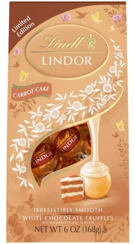 Шоколадні цукерки Lindt Lindor Carrot Cake White Chocolate Truffle