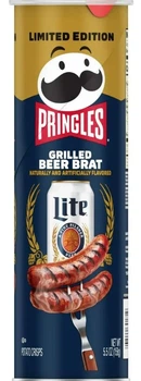 Чипсы Pringles Miller Lite Grilled Beer Brat 158г
