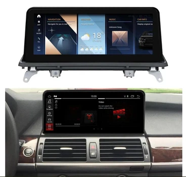 Штатная Магнитола BMW X5-E70/X6-E71 CIC 2007-2013 -QLED12.3''(4+64/4G SIM) 8Core Andriod-12 Fan-Carplay-DSP sound