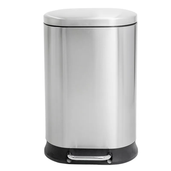 Відро для сміття з педаллю та плавним закриттям Mixxus Premium Strong-TC0120 SS Color 20 л нержавійка