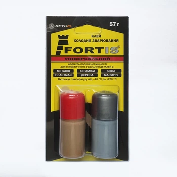 Клей холодная сварка «FORTIS» Универсальный жидкая двукомпонентная композиция 57 г