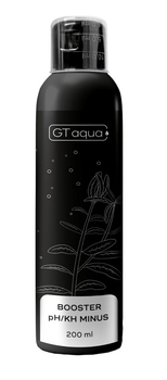 Препарат для зниження pH і карбонатної жорсткості KH води в акваріумі GT Aqua Booster pH/KH minus 200 мл (5908252830848)