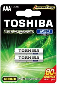 Акумулятор TOSHIBA Ready to Use Ni-MH AAA HR03 950mAh 2bl