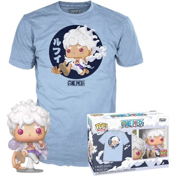 Zestaw Funko POP&TEE: OP - figurka Luffy Fifth Gear + koszulka rozmiar L (84280) (0889698842808)