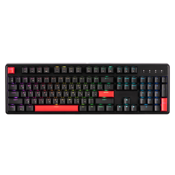 Клавіатура Lemokey X3 механічна з підключенням USB та RGB-підсвіткою чорна ENG/UKR