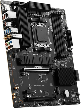 Материнська плата Socket_AM5 MSI PRO B650-S WIFI (ATX, B650, 4x DDR5 max. 256GB, Wi-Fi /Bluetooth)