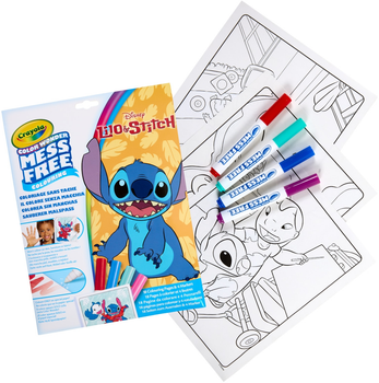 Розмальовка Crayola Color Wonder Lilo & Stitch 18 сторінок + 4 фломастери (75-2665)