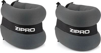 Обтяжувачі для щиколотки та зап'ястя Zipro 1,5 кг (2 шт.), сірий
