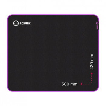 Коврик для мышки Lorgar Main 315 Black/Purple (LRG-GMP315)