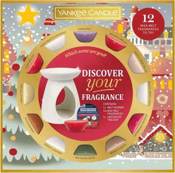 Zestaw prezentowy Yankee Candle Passport To The Holidays z kominekem 12 szt (5038581163758)