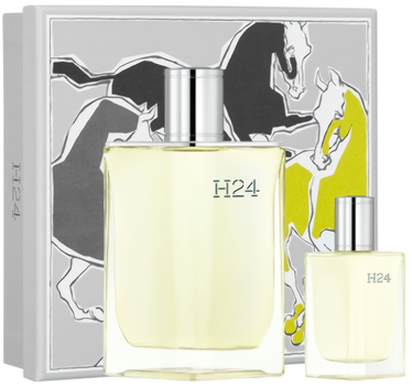 Набір для чоловіків Hermes H24 Туалетна вода 100 мл + Мініатюра Туалетна вода 12.5 мл (3346130012085)