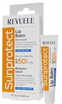 Бальзам для губ REVUELE Sunprotect Зволожуючий з SPF 50+ 15 мл (5060565109926)