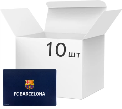 Упаковка подкладок настольных Kite FC Barcelona 42.5х29 см х 10 шт (BC25-207)