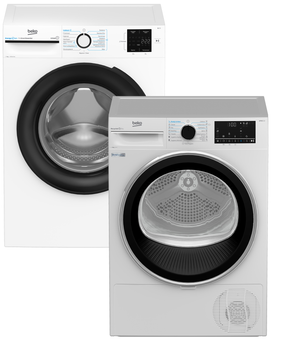 Стиральная машина Beko BM1WFU39233WB + Сушильная машина Beko B5T69233 (комплект)