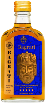 Коньяк Bagrati Ординарный 5 звездочек 0.2 л 40% (4820013376925)