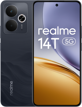 Smartfon Realme 14T 5G 8/256GB Obsidian Black (6941764460188)