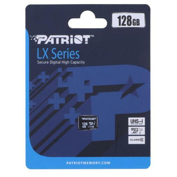 Карта памяти micro-SDXC 128Gb Patriot LX Series Class10 UHS-1 no adapter (58860)