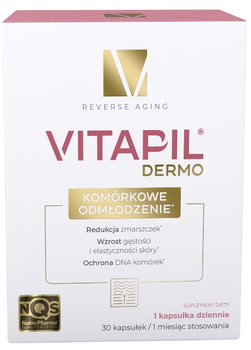 Suplement diety NutroPharma Vitapil Dermo Komórkowe odmłodzenie 30 kapsułek (5904161801023)