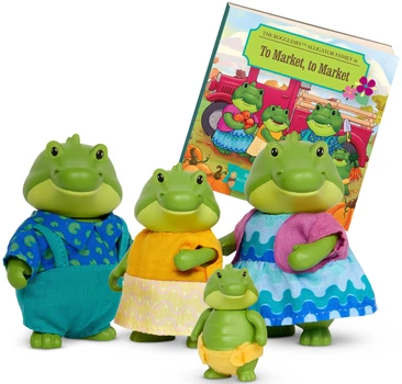 Набор фигурок Семья Крокодилов 4ед Li`l Woodzeez 000324699