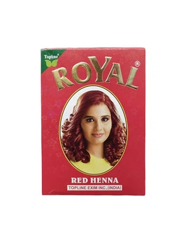 Хна для волосся червона Red Індійська Натуральна Royal Henna * (у комплекті 6 упаковок по 10 грам)