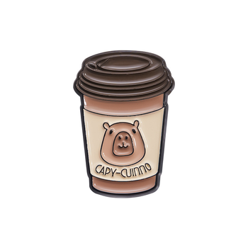 Значок Мем Капибара Capybara 3 см (0115255A053E)