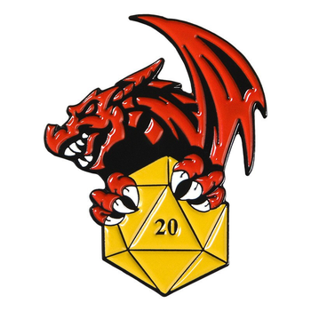 Значок Dungeons Dragons Подземелья и драконы 3 см (1760382A27F4)