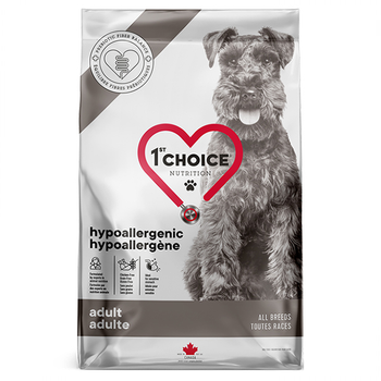 Сухой гипоаллергенный диетический беззерновой корм 1st Choice Adult All Breeds Hypoallergenic для собак с уткой 4,5 кг