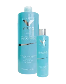 Безсульфатный шампунь для питания и увлажнения волос Young Y-Force Anti-Age Shampoo 300 мл