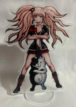 Фигурка акриловая Джунко Эношима с Монокума из Danganronpa 15 см