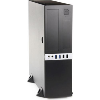Корпус Casecom S-503, Black, 400 Вт, Slim Desktop, для micro ATX / Mini-ITX, макс. CPU - 65 мм / VGA - 180 мм, 2xUSB 3.0 / 2xUSB 2.0
