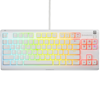 Клавіатура ігрова SteelSeries Apex 3 TKL UA White