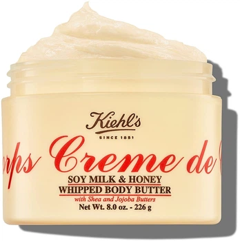 Взбитый крем-масло для тела с ароматом соевого молока и меда - Kiehl's Creme de Corps Whipped Body Butter Soy Milk & Honey 226g (226g) (1252284-1333163715-2)