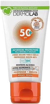Солнцезащитный крем для лица и шеи SPF 50+ для чувствительной кожи - Dermolab Crema Solare 50ml (1277690-1991004423-2)