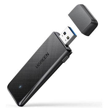 Двохдіапазонний Wi-Fi AC адаптер Ugreen USB3.0 1300Mbps 2.4/5.8Ghz 50340 CM492