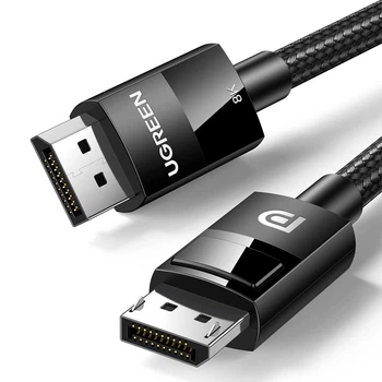 Мультимедійний Display Port кабель V1.4 Ugreen DP114 8K@60Hz 4K@144Hz 80393 (Чорний, 3м)