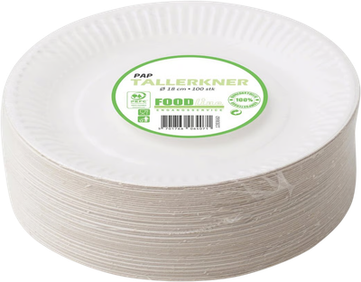 Zestaw talerzyków jednorazowych Food Line 100 x 18 cm (ZES5701766064071)