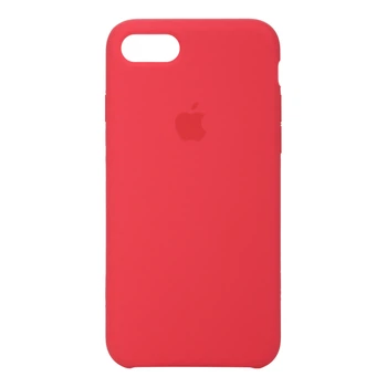 Silicone Case Original for Apple iPhone SE 2022/2020/8/7 (HC) - Red Raspberry