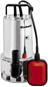 Насос дренажний Einhell GC-DP 1020 N, 1000 Вт, 18000 л·год, вис. 9 м, глиб. 5м, нержавіюча сталь, 7.2 кг