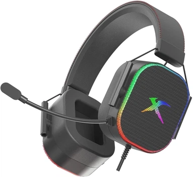 Навушники XTRIKE ME GH-606 XBOX/PS/PC, USB+3.5 мм, RGB Black (GH-606)