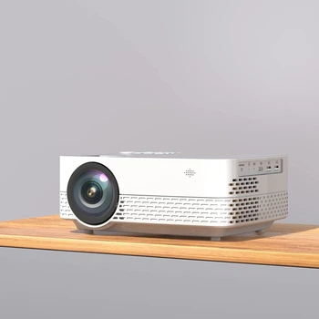 Проектор JideTech Projector HD Wi-Fi Bluetooth Android 8 White/Silver