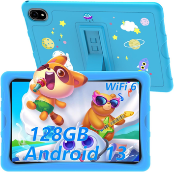 Планшет 10.1" Doogee U10 Kid 4+5/128Gb 4 ядра Android 13 Blue