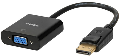 Адаптер iBox Display Port to VGA Black (IADPVGA)
