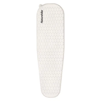Матрас туристический надувной одноместный Naturehike CNK2300DZ013, 185x55x3.5 см, светло-серый, овальный