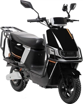 Електроскутер Crosser CR-13 PRO (2500W 72V літій залізо-фосфат 76.8V 30Ah) - Чорний