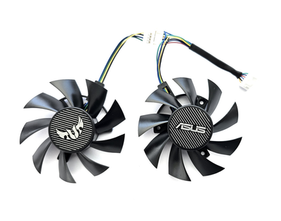 Вентилятор FirstD для видеокарты ASUS (orgnl) FD8015U12D (FD8015U12S T128015BU T128015SU PLA08015B12HH PLA08015S12HH) комплект 2 шт (№283.91)
